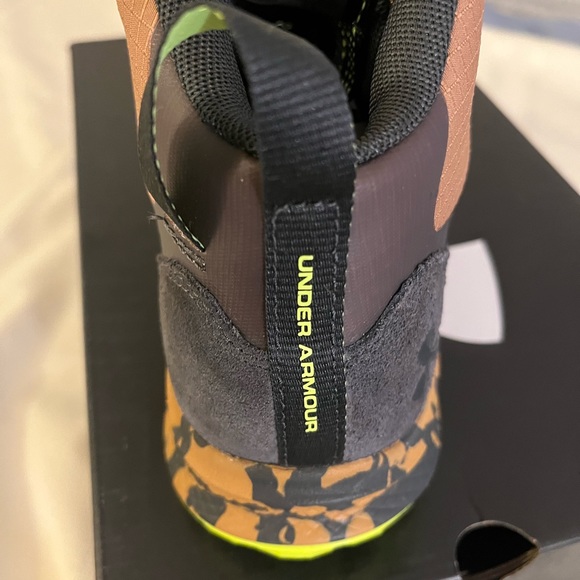 NIB Under Armour Charged Bandit Trek 2 Men's Hiking Shoes Ochre Walnut Brown (9) - Picture 7 of 7